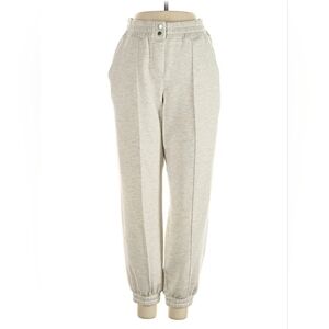 SPANX AE Air Essentials Brushed Heather Cream Joggers Size Medium New With Tags